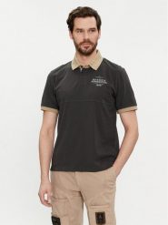 Aeronautica Militare Polo 241PO1756J584 Szary Regular Fit. Szare koszulki polo Aeronautica Militare, m, bez wzorów, z bawełny, bez kołnierzyka, bez ramiączek. Za 319.99 zł.