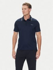 Paul&Shark Polo 25411301 Granatowy Regular Fit. Niebieskie koszulki polo PAUL&SHARK, m, bez wzorów, z bawełny, bez kołnierzyka, bez ramiączek. Za 709.99 zł.
