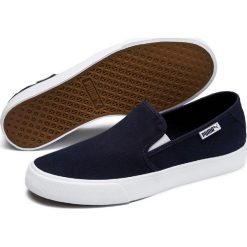 Puma tenisówki męskie Bari Slipon Peacoat White 47. Białe trampki Puma, m, bez wzorów, bez zapięcia. W wyprzedaży za 199.00 zł.