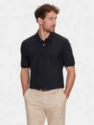 Bugatti Polo 8150 95030 Czarny Regular Fit. Czarne koszulki polo Bugatti, m, bez wzorów, z bawełny, bez kołnierzyka, bez ramiączek. Za 329.99 zł.