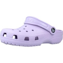 Sandały CROCS CLASSIC CLOG K Fioletowy. Fioletowe sandały Crocs, z gumy, bez zapięcia. Za 188.99 zł.