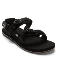 Sandały dla Mężczyzn MONKEY CAGED Czarny. Czarne sandały Quiksilver, z gumy, bez zapięcia. Za 239.99 zł.