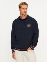 Armani Exchange Sweter 6RZM2A ZM3FZ 1510 Granatowy Regular Fit. Niebieskie swetry rozpinane Armani Exchange, m, bez wzorów, z syntetyku, bez kołnierzyka, bez ramiączek. Za 459.99 zł.