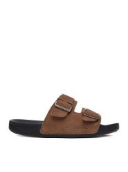Quiksilver Klapki CWBEO-RAPID-32 MI08 Brązowy. Brązowe klapki Quiksilver, ze skóry. Za 159.99 zł.