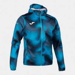 Kurtka do biegania męska Joma R-Trail Nature Raincoat. Niebieskie kurtki do biegania Joma, m, bez wzorów, bez kaptura, do biegania. Za 289.99 zł.