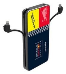 Powerbank Mophie Powerstation Plus 10K Red Bull Racing - powerbank 10000mAh, zintegrowany kabel USB-C oraz lightning (1x port USB-C). Czerwone powerbanki No name. Za 261.99 zł.