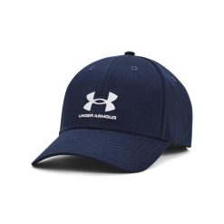 Czapka Under Armour Lockup Adj. Białe czapki z daszkiem Under Armour, bez wzorów, z bawełny. Za 96.99 zł.