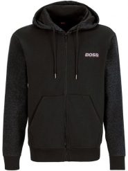BOSS Orange Bluza w kolorze czarnym rozmiar: L. Czarne bluzy BOSS Orange, l, bez wzorów, z bawełny, bez kaptura. Za 328.65 zł.