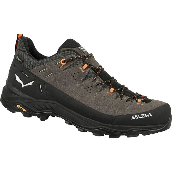 Buty Trekkingowe Męskie Salewa Alp Trainer 2 Gtx. Brązowe buty turystyczne Salewa, bez wzorów, z gore-texu, bez zapięcia, trekkingowe, gore-tex. Za 859.99 zł.