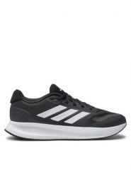 Adidas Sneakersy Runfalcon 5 IH7758 Czarny. Czarne buty sportowe casual Adidas, bez wzorów, z materiału, bez zapięcia. Za 239.99 zł.