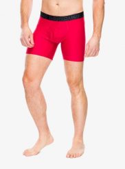 Bokserki termoaktywne Under Armour Performance Tech 6 in 3-Pack Boxerjock. Czerwone bokserki Under Armour, m, bez wzorów, z materiału. Za 152.79 zł.
