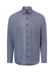 Finshley & Harding koszula biznesowa - non-iron Mężczyźni Slim Fit Bawełna niebieski, 45. Niebieskie koszule Finshley & Harding, m, bez wzorów, z bawełny, bez kołnierzyka, bez ramiączek. Za 229.95 zł.