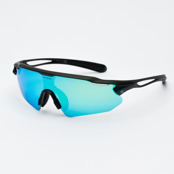 Okulary do biegania / jazdy na rowerze – Kategoria 3. Czarne okulary przeciwsłoneczne HYSTRIDE. Za 294.00 zł.