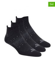 Skechers Skarpety (3 pary) w kolorze czarnym rozmiar: 39-42. Czarne skarpety Skechers, bez wzorów, ze splotem. Za 32.67 zł.