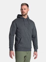 Kilpi Bluza "Lagoa" w kolorze antracytowym rozmiar: 3XL. Czarne bluzy Kilpi, xl, bez wzorów, z bawełny, z kapturem. Za 143.22 zł.