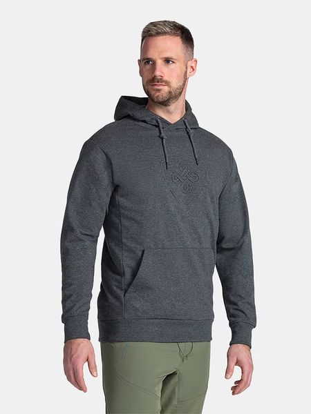 Kilpi Bluza "Lagoa" w kolorze antracytowym rozmiar: 3XL. Czarne bluzy Kilpi, xl, bez wzorów, z bawełny, z kapturem. Za 204.96 zł.