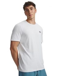 Under Armour Koszulka funkcyjna w kolorze białym rozmiar: XL. Białe t-shirty sportowe Under Armour, bez wzorów, z materiału, bez ramiączek, outdoorowe. Za 159.95 zł.