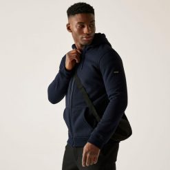 Bluza męska rozsuwana z kapturem Naddle. Niebieskie bluzy z kapturem Regatta, m, bez wzorów, z dzianiny, z kapturem. W wyprzedaży za 315.00 zł.