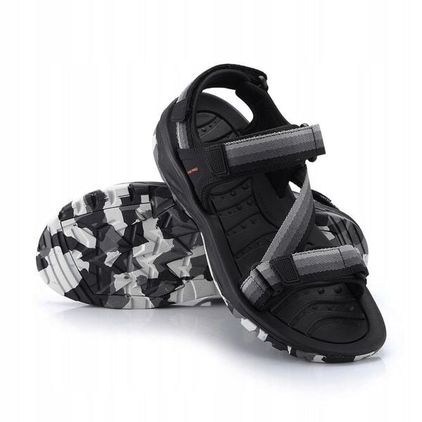 Sandały męskie sportowe Alpine Pro Gerf. Czarne sandały Alpine Pro, z materiału, bez zapięcia. Za 119.00 zł.