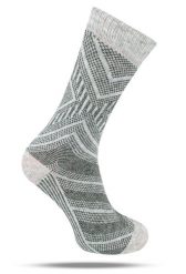 Ciepłe Wełniane Skarpetki Zimowe - Popielate ze Wzorem. Szare skarpety His Story, bez wzorów, z elastanu. Za 39.99 zł.