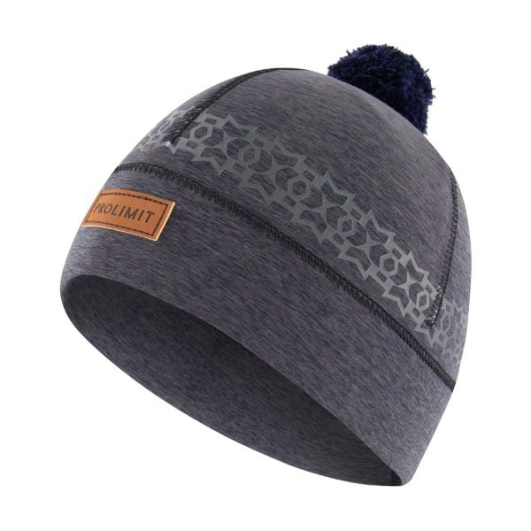 Czapka Prolimit neoprenowa Neoprene Beanie PomPom Artic Black Grey 2024. Czarne czapki zimowe PROLIMIT, bez wzorów, z neoprenu. Za 189.00 zł.