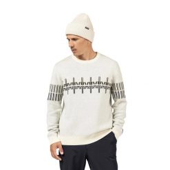 Sweter z okrągłym dekoltem Rossignol. Białe swetry nierozpinane Rossignol, m, bez wzorów, bez kołnierzyka, bez ramiączek. Za 729.00 zł.