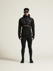 Legginsy PRO TRAIL 2 marki. Czarne legginsy długie sportowe Craft, l, bez wzorów, z materiału, z podwyższonym stanem. Za 428.10 zł.