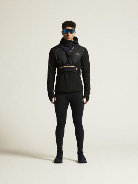 Legginsy PRO TRAIL 2 marki. Czarne legginsy długie sportowe Craft, l, bez wzorów, z materiału, z podwyższonym stanem. Za 432.70 zł.