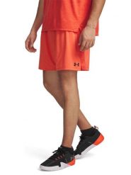 Under Armour Szorty sportowe "Tech Vent 7" w kolorze pomarańczowym rozmiar: XL. Pomarańczowe krótkie spodenki sportowe Under Armour, xl, bez wzorów, z materiału. Za 88.43 zł.