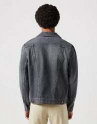 WRANGLER 124MJ MĘSKA KURTKA JEANSOWA JEANS MARSHALL 112350179. Kurtki Wrangler, m, bez wzorów, z jeansu, bez kaptura. Za 259.99 zł.