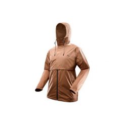 Kurtka wodoodporna NH500 brązowa męska. Kurtki marki QUECHUA. Za 129.99 zł.
