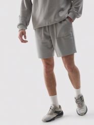 4F Szorty dresowe w kolorze szarym rozmiar: M. Szare krótkie spodenki sportowe 4F, m, bez wzorów, z bawełny. Za 52.95 zł.