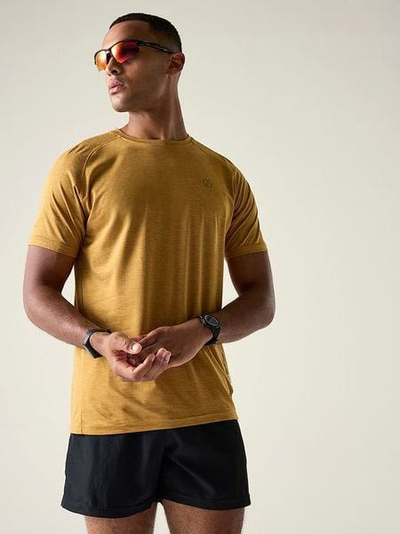 Dare 2b Koszulka funkcyjna "Persist" w kolorze żółtym rozmiar: XL. Żółte t-shirty sportowe Dare 2B, bez wzorów, z materiału, bez ramiączek, outdoorowe. Za 65.69 zł.