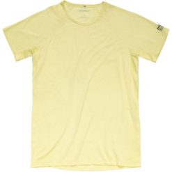 Koszulka termoaktywna Devold Endurance Merino 130 Tee. Żółte bielizna termoaktywna Devold, l, bez wzorów, z materiału, bez ramiączek, na fitness i siłownię. Za 324.49 zł.