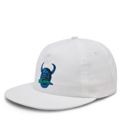 Czapka z daszkiem Quiksilver. Białe czapki z daszkiem Quiksilver, bez wzorów. Za 119.99 zł.