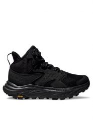 Hoka Trekkingi Anacapa 2 Mid Gtx GORE-TEX 1141633 Czarny. Czarne botki sznurowane HOKA, bez wzorów, z gore-texu, bez obcasa, bez zapięcia. Za 699.99 zł.