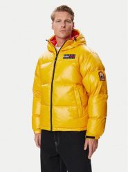 Tommy Jeans Kurtka puchowa Alaska DM0DM23894 Żółty Relaxed Fit. Żółte kurtki Tommy Jeans, m, bez wzorów, z jeansu, bez kaptura. Za 1,299.00 zł.