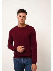 Just Cashmere Kaszmirowy sweter "Howard" w kolorze bordowym rozmiar: S. Czerwone swetry nierozpinane Just Cashmere, s, bez wzorów, z kaszmiru, bez kołnierzyka, bez ramiączek. Za 468.95 zł.