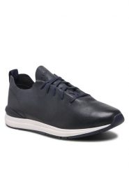 Badura Sneakersy MB-PASCAL-04 Granatowy. Niebieskie buty sportowe casual Badura, bez wzorów, ze skóry, bez zapięcia. Za 149.97 zł.