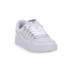 Buty do chodzenia męskie K-Swiss Cannon Court. Białe buty sportowe casual K-SWISS, bez wzorów, z materiału, bez zapięcia. Za 631.00 zł.