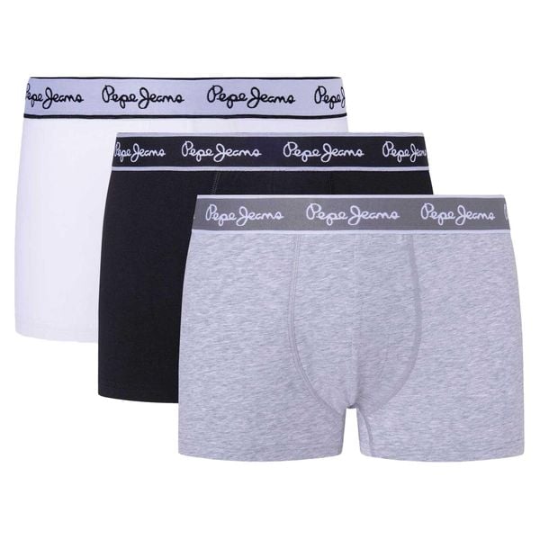 Bokserki Pepe Jeans (x3). Szare bokserki Pepe Jeans, m, bez wzorów, z jeansu. W wyprzedaży za 128.80 zł.