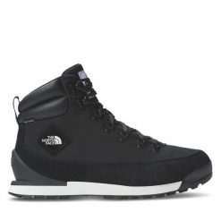 Trekkingi The North Face. Czarne buty trekkingowe The North Face, bez wzorów, bez zapięcia. Za 649.99 zł.