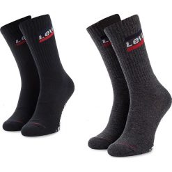 Zestaw 2 par wysokich skarpet unisex LEVI'S - 982003001 Anthracite Melange/Black 267. Skarpety Levi's®. Za 44.99 zł.