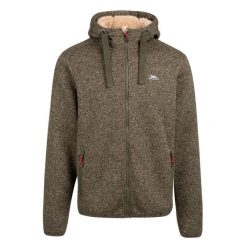 Bluza Polarowa Męska Tableypipe. Zielone bluzy z kapturem Trespass, na zimę, l, bez wzorów, z dzianiny, z kapturem. Za 265.99 zł.