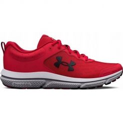 Buty do biegania męskie Under Armour Charged Assert 10. Czerwone buty do biegania Under Armour, bez wzorów, z materiału, bez zapięcia, do biegania. Za 299.00 zł.