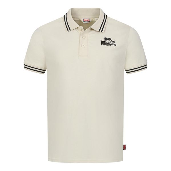 Polo Lonsdale Rhodes. Brązowe koszulki polo Lonsdale, m, bez wzorów, bez kołnierzyka, bez ramiączek. Za 228.00 zł.