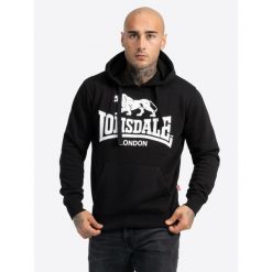 Bluza z kapturem Lonsdale Go Sport 2. Czarne bluzy Lonsdale, m, bez wzorów, z kapturem. Za 266.00 zł.