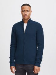 Blend Sweter 20716265 Granatowy Regular Fit. Niebieskie swetry rozpinane Blend, m, bez wzorów, z bawełny, bez kołnierzyka, bez ramiączek. Za 139.99 zł.