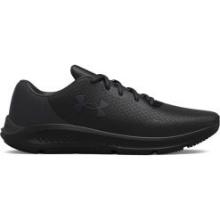 Buty do biegania męskie Under Armour Charged Pursuit 3. Czarne buty do biegania Under Armour, bez wzorów, z materiału, bez zapięcia, do biegania. Za 289.00 zł.