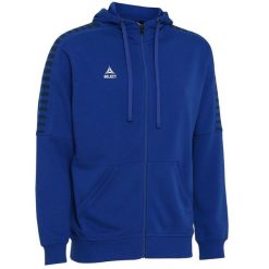 Bluza dresowa męska rozpinana z kapturem Select ZIP Hoody TORINO niebieska. Niebieskie bluzy Select, m, bez wzorów, z dresówki, z kapturem. W wyprzedaży za 192.30 zł.